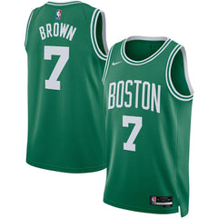 Nike Jaylen Brown Boston Celtics Unisex Swingman Jersey Icon Edition Kelly Green
