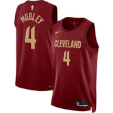 Nike Evan Mobley Cleveland Cavaliers Unisex Swingman Jersey Icon Editi- Wine