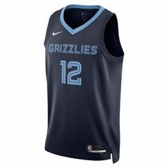 Nike Ja Morant Memphis Grizzlies Unisex Swingman Jersey Icon Edition Navy