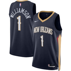Nike Zion Williamson New Orleans Pelicans Unisex Swingman Jersey Icon Edition Navy