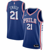 Nike Joel Embiid Philadelphia 76ers Unisex Swingman Jersey Icon Edition Royal