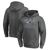 New England Patriots Victory Arch Team Fitted Pullover Hoodie - Charcoal - NFL