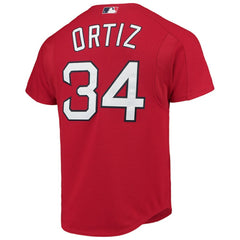 David Ortiz Boston Red Sox Mitchell & Ness Cooperstown Collection Mesh Batting Practice Button-Up Jersey Sale