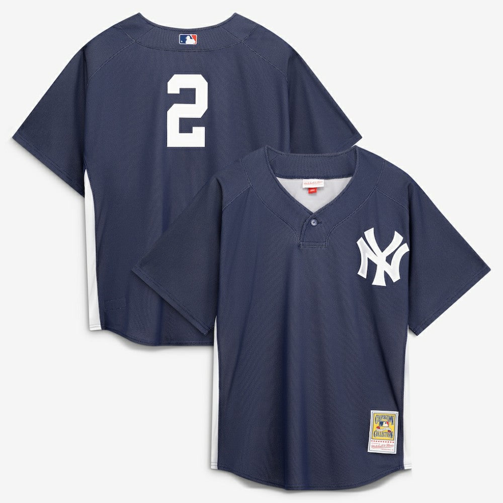 Derek Jeter New York Yankees Mitchell & Ness Authentic Batting Practice Jersey for sale