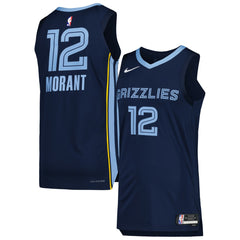 Nike Ja Morant Memphis Grizzlies Authentic Jersey Icon Edition Navy