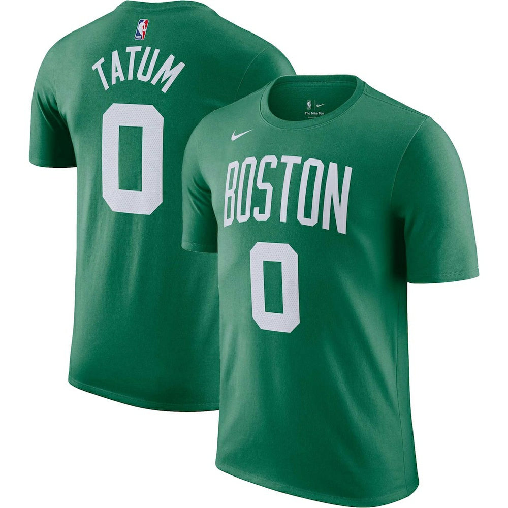 Nike Jayson Tatum Boston Celtics Icon 2022/23 Name & Number T-Shirt Kelly Green