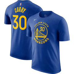 Nike Stephen Curry Golden State Warriors Icon 2022/23 Name & Number T-Shirt Royal