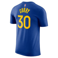 Nike Stephen Curry Golden State Warriors Icon 2022/23 Name & Number T-Shirt Royal