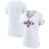 New Jersey Devils Fanatics Women's Special Edition V-Neck T-Shirt - White | Fanatics sale