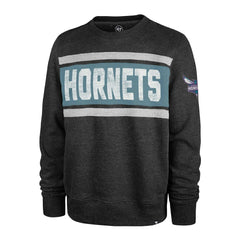 47 brand Charlotte Hornets '47 Tribeca Emerson Pullover Sweatshirt Heather Black