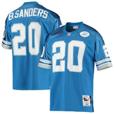 Barry Sanders Detroit Lions 1991 Authentic Throwback Retired Player Jersey - Blue - Mitchell & Ness