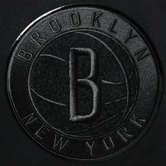 Brooklyn Nets Pro Standard Triple Black Gloss Logo Shorts