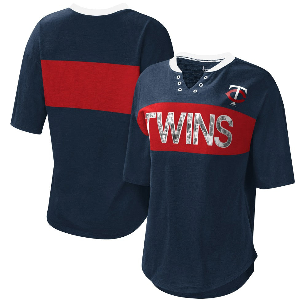 Minnesota Twins Touch Women's Lead Off Notch Neck T-Shirt Near Me