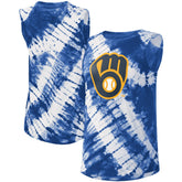 Milwaukee Brewers Touch Women's Money Ball Tie-Dye Tank Top Sale