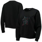 Miami Marlins DKNY Sport Women's Carrie Pullover Sweatshirt Online
