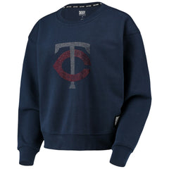 Minnesota Twins DKNY Sport Women's Carrie Pullover Sweatshirt Discount