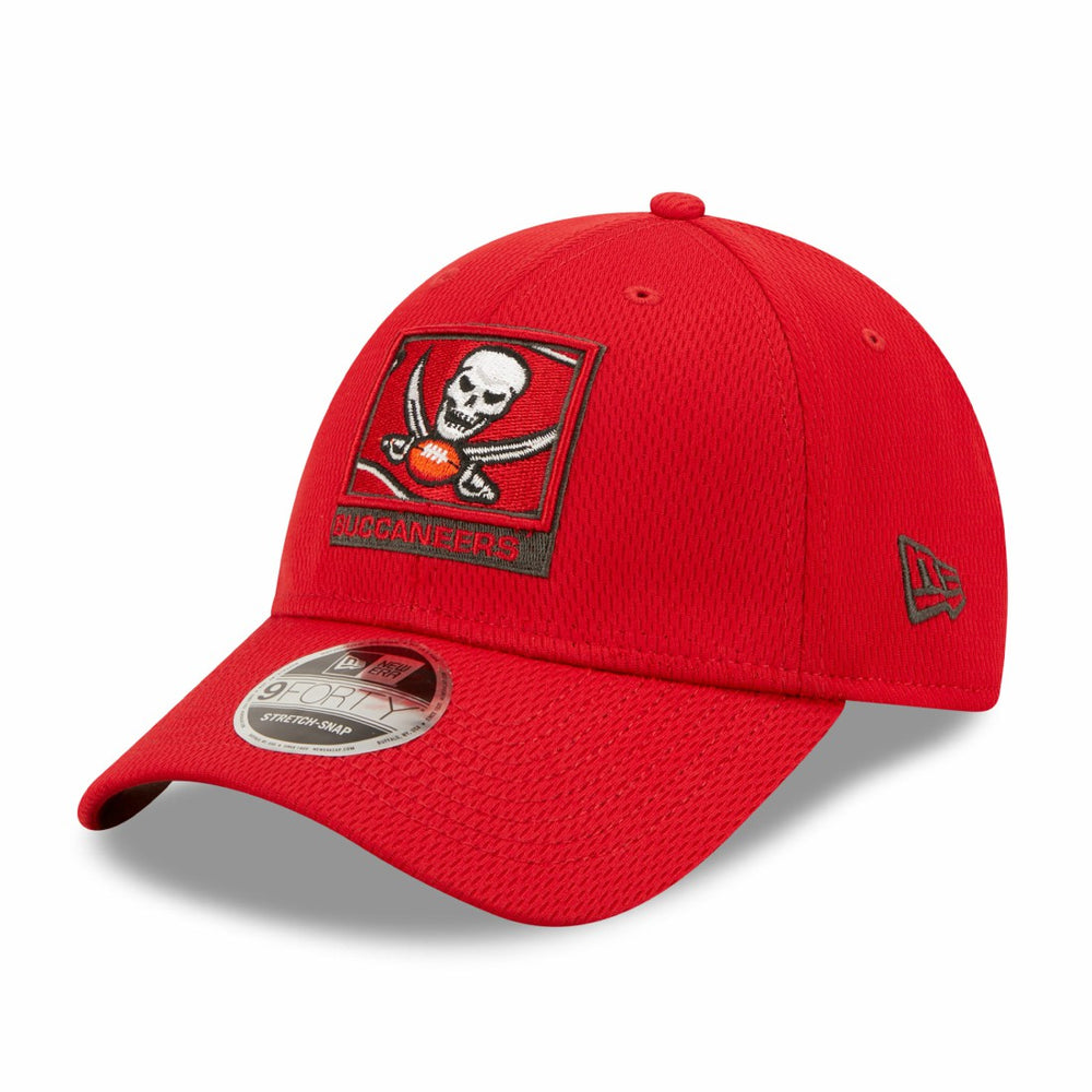 Tampa Bay Buccaneers New Era Framed AF 9FORTY Snapback Hat - Red - NFL