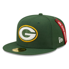 Green Bay Packers New Era x Alpha Industries Alpha 59FIFTY Fitted Hat - Green - NFL