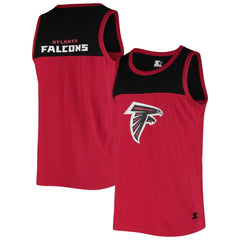 Atlanta Falcons Starter Team Touchdown Fashion Tank Top - Red/Black - NFL