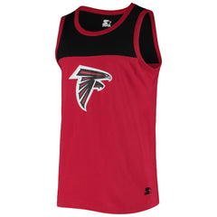 Atlanta Falcons Starter Team Touchdown Fashion Tank Top - Red/Black - NFL