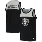 Las Vegas Raiders Starter Team Touchdown Fashion Tank Top - Black/Silver - NFL