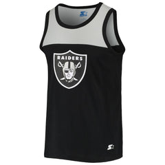 Las Vegas Raiders Starter Team Touchdown Fashion Tank Top - Black/Silver - NFL