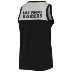 Las Vegas Raiders Starter Team Touchdown Fashion Tank Top - Black/Silver - NFL
