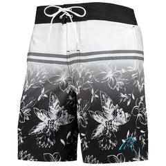 Carolina Panthers G-III Sports by Carl Banks Island Volley Swim Shorts - Black - NFL