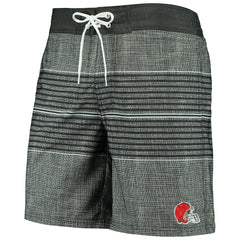 Cleveland Browns G-III Sports by Carl Banks Horizon Swim Shorts - Black - NFL