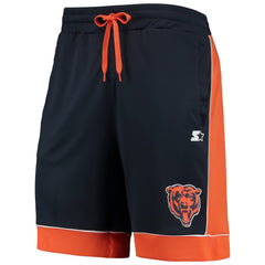 Chicago Bears Starter Fan Favorite Fashion Shorts - Navy/Orange - NFL