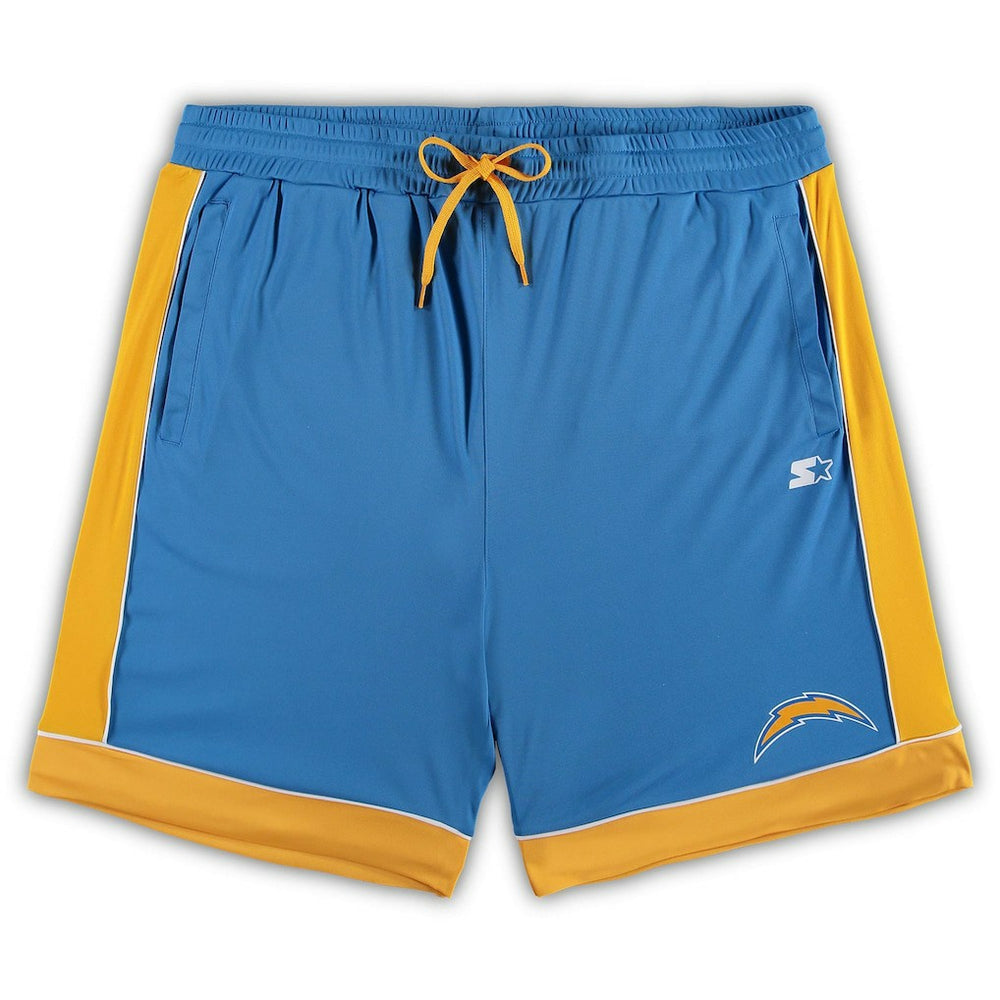 Los Angeles Chargers Starter Fan Favorite Fashion Shorts - Powder Blue/Gold - NFL