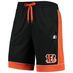 Cincinnati Bengals Starter Fan Favorite Fashion Shorts - Black/Orange - NFL