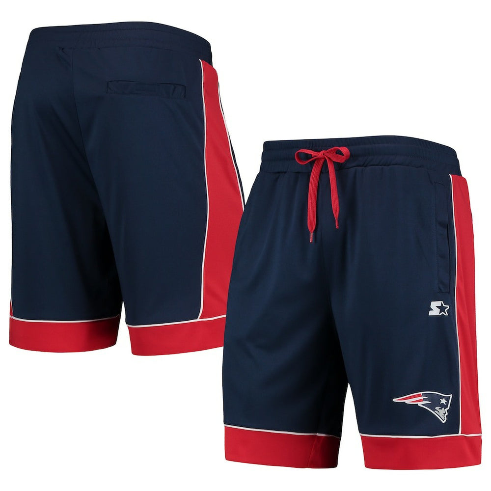 New England Patriots Starter Fan Favorite Fashion Shorts - Navy/Red - NFL