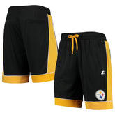 Pittsburgh Steelers Starter Fan Favorite Fashion Shorts - Black/Gold - NFL