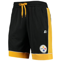 Pittsburgh Steelers Starter Fan Favorite Fashion Shorts - Black/Gold - NFL