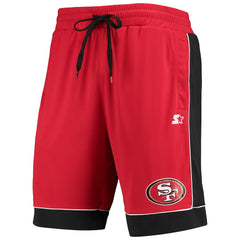 San Francisco 49ers Starter Fan Favorite Fashion Shorts - Scarlet/Black - NFL