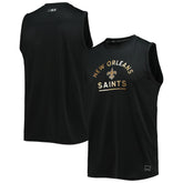 New Orleans Saints MSX by Michael Strahan Rebound Tank Top - Black - NFL