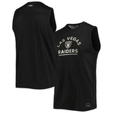 Las Vegas Raiders MSX by Michael Strahan Rebound Tank Top - Black - NFL