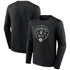 Brooklyn Nets Tip-Off Long Sleeve T-Shirt Black