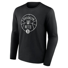 Brooklyn Nets Tip-Off Long Sleeve T-Shirt Black