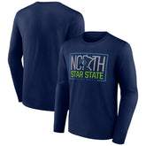 Minnesota Timberwolves Tip-Off Long Sleeve T-Shirt Navy