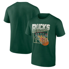 Milwaukee Bucks Alley Oop T-Shirt Hunter Green