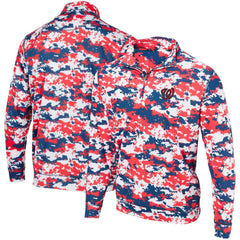 Washington Nationals Digital Camo Performance Quarter-Zip Pullover Jacket Online