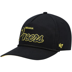 47 brand Indiana Pacers '47 Crosstown Script Hitch Snapback Hat Black