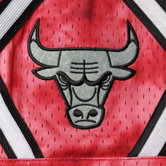 Mitchell & Ness Chicago Bulls Hardwood Classics 1997 Galaxy Swingman Shorts Red