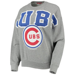 Chicago Cubs Mitchell & Ness Women's Cooperstown Collection Logo Lightweight Pullover Sweatshirt Near Me
