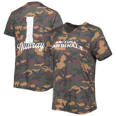 Kyler Murray Arizona Cardinals Majestic Threads Women's Name & Number V-Neck Tri-Blend T-Shirt - Camo - NFL