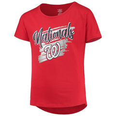 Washington Nationals Girls Youth Dream Scoop-Neck T-Shirt for sale