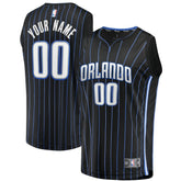 Fanatics Orlando Magic Youth Fast Break Replica Custom Jersey Black Icon Edition