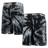 Brooklyn Nets Youth Santa Monica Tie-Dye Shorts Black